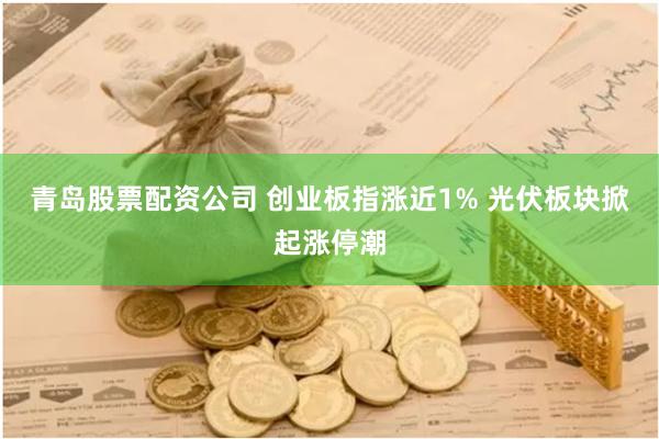 青岛股票配资公司 创业板指涨近1% 光伏板块掀起涨停潮