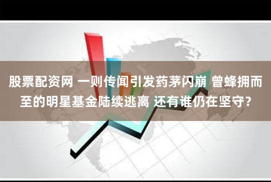 股票配资网 一则传闻引发药茅闪崩 曾蜂拥而至的明星基金陆续逃离 还有谁仍在坚守？
